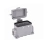 Embase en saillie 10B, Aluminium moulé sous pression, Alliage de zinc moulé, IP65, Sortie horizontale, M20